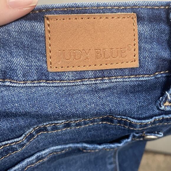 Judy Blue Women's Straight Leg Jeans - Dark Blue - Picture 5 of 8